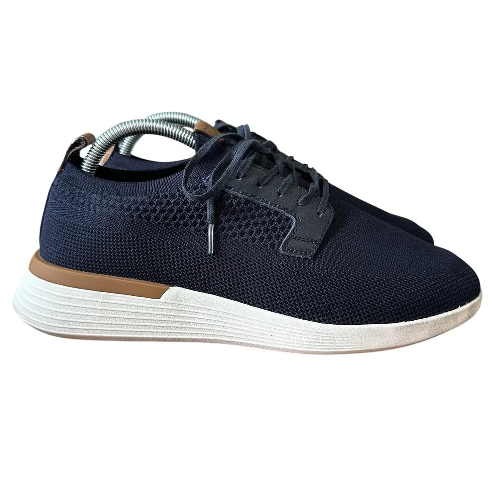 Wolf & Shepherd Swiftknit Derby Knit Mesh Hybrid Sneakers Mens 10 Navy Blue W12